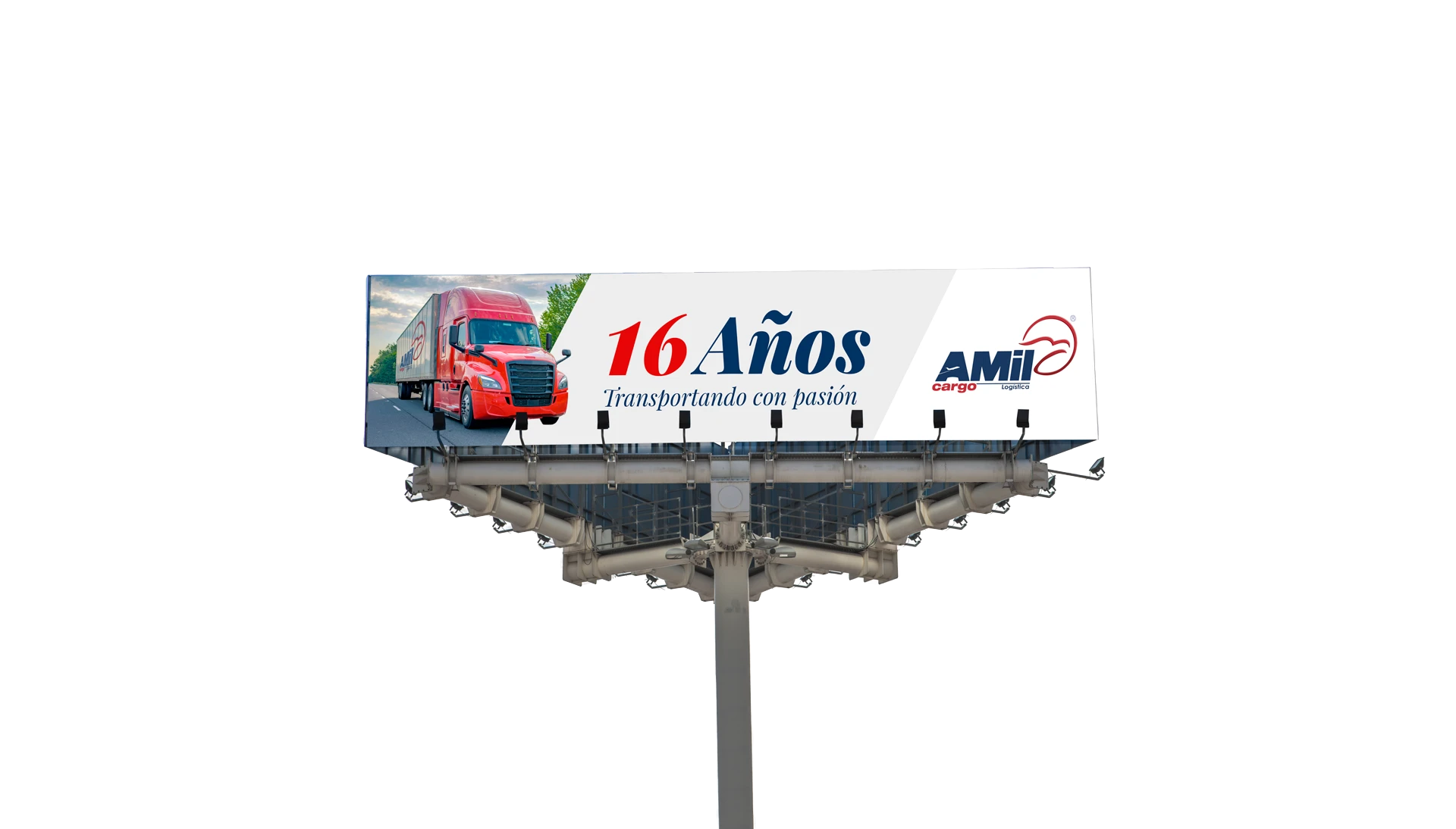 Valla Publicitaria Amil Cargo Logistica 16 Años